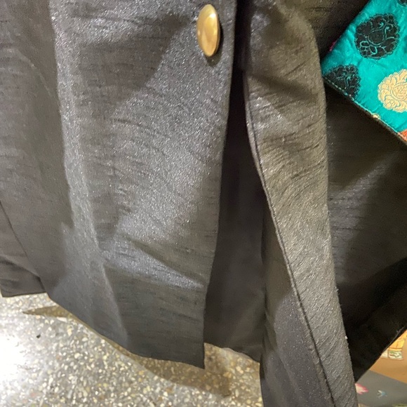 🛍️ Black Solid Straight Kurta. Size - 42 - Picture 9 of 15